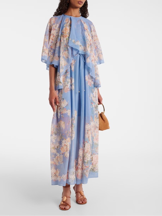 Zimmermann Dresses & Skirts - Zimmermann Cascadian cotton and silk georgette tiered maxi dress